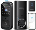 Video Smart Lock with Doorbell Keyless Entry Door Lock Built-in WiFi Camera Front Door