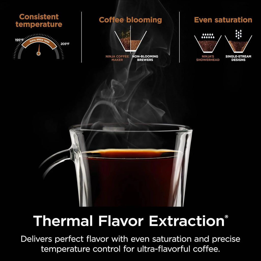 Extra Large Hot and Iced Coffee Maker with Fast Cold Brew, 4 Brewing Methods, 8 Sizes (Small to Travel), Single-Cup Coffee Maker, 12-Cup Capacity