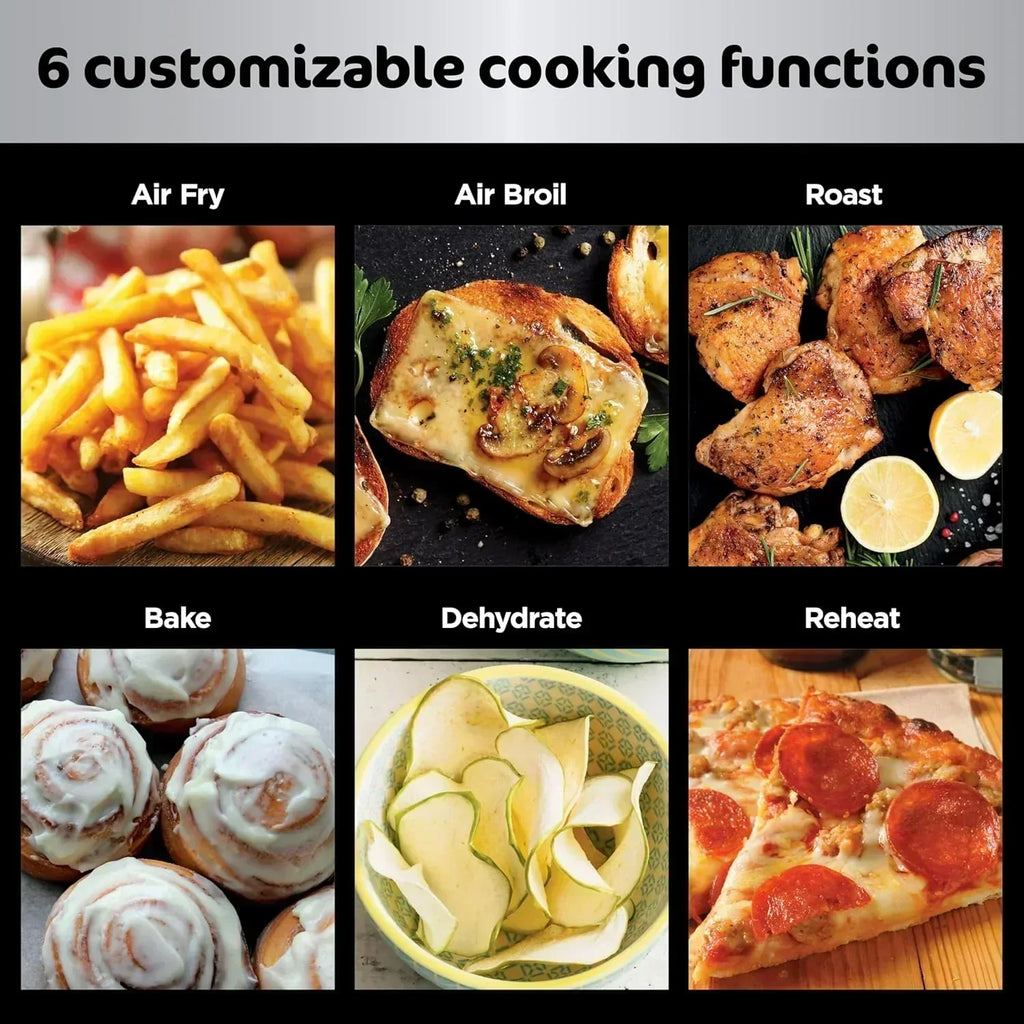 Ninja Foodi 6-in-1 FlexBasket Air Fryer with 7 QT MegaZone Basket Divider for Large Proteins