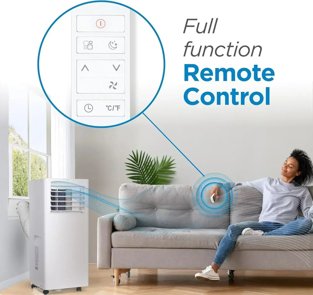 BLACK+DECKER 10,000 BTU Portable Air Conditioner for Rooms up to 450 Sq with Remote Control
