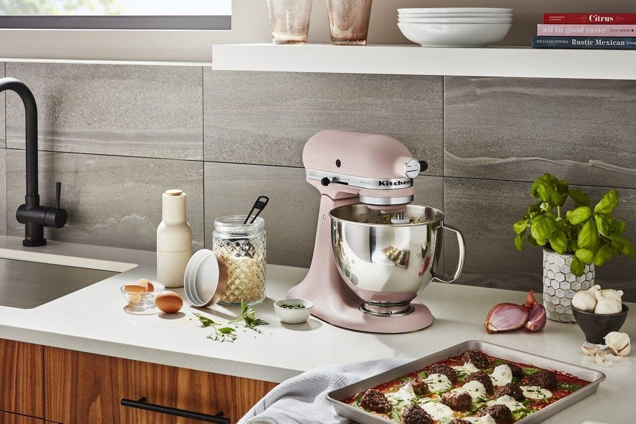 KitchenAid Artisan 5-Quart Tilt-Head Stand Mixer with Pour Flap