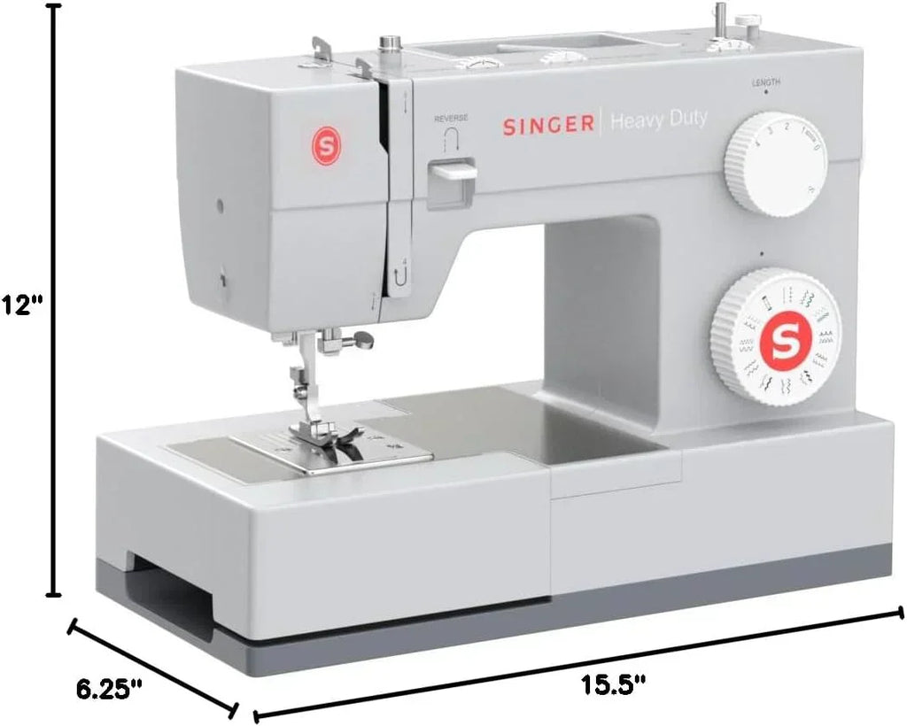 Heavy-Duty 4423 High-Speed Sewing Machine Includes Accessory Kit 97 Stitches One-Step Buttonhole