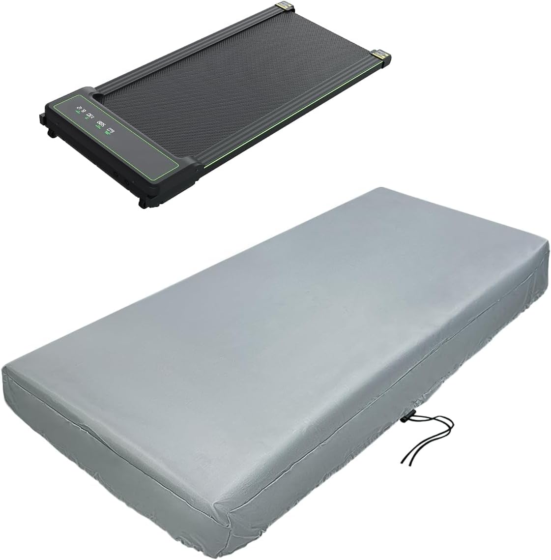 Akluer Inclined Home Treadmill 2.5 HP Small Under-Desk Treadmill Remote Control LED Display