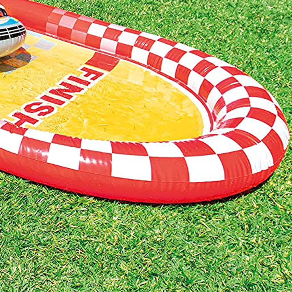 Intex 96 x 78 x 28 Inflatable Jungle Adventure Play Center Spray Kiddie Pool - Backyard Kids Water Slide, Outdoor Blow-Up Splash Pad for Toddlers