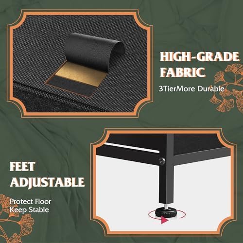 Storage Organizer Unit 11 Fabric Bins Storage Drawers Organizer Steel Frame Tall Storage Tower