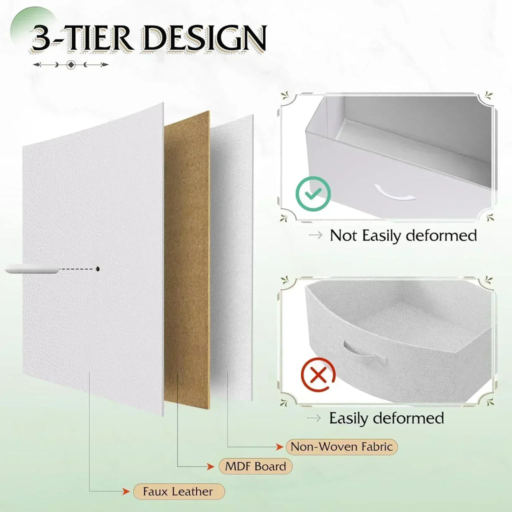Storage Organizer Unit 11 Fabric Bins Storage Drawers Organizer Steel Frame Tall Storage Tower