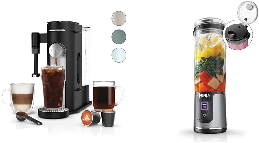 Ninja | Coffee Maker | Single Serve |Brew with Coffee Pods & Grounds| Compatible with K-Cup Coffee Pods | 4 Brew Styles, up to 24oz Cup Sizes & 56oz Removable Reservoir | Black | PB051