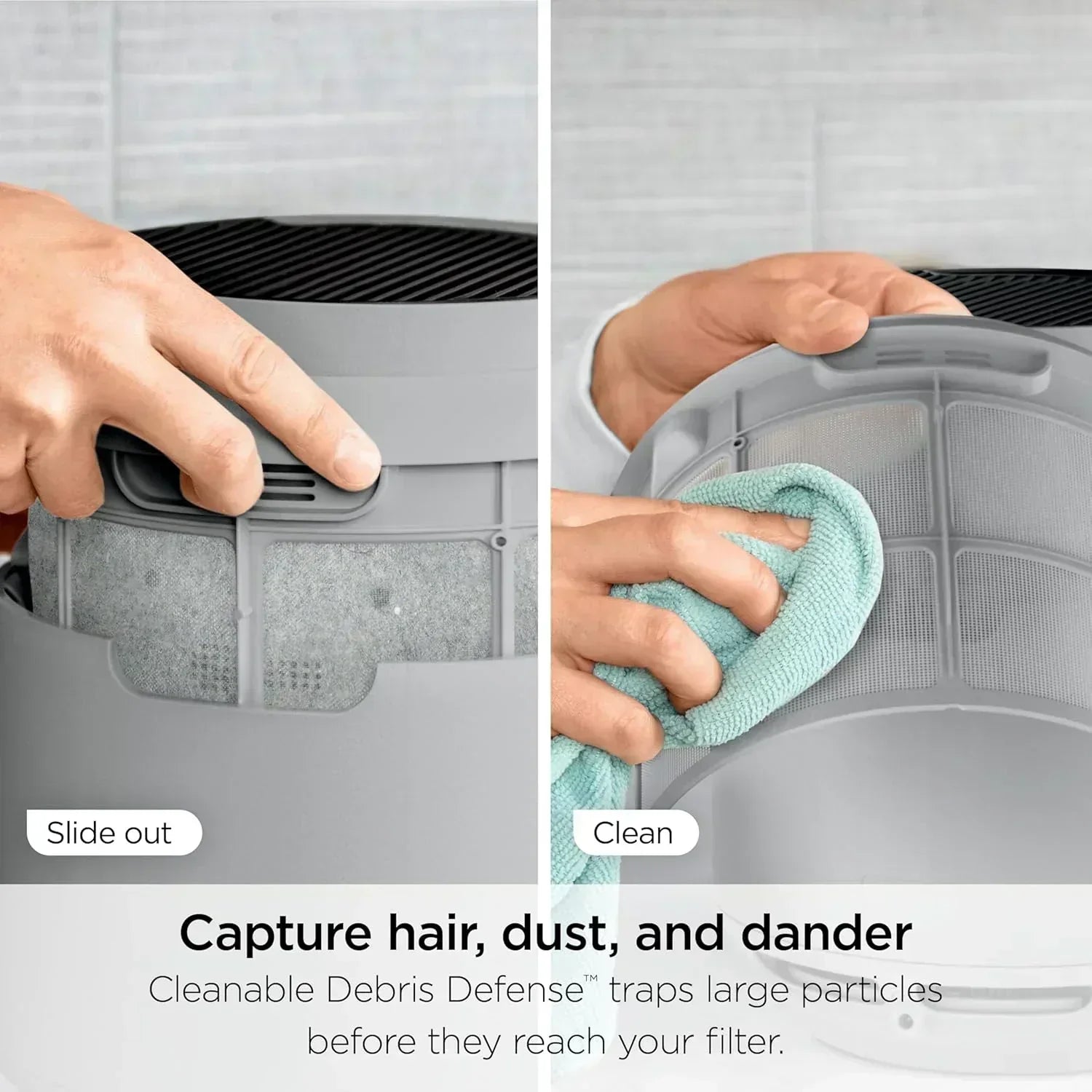 Air Purifier Compact Pro with Long-lasting HEPA Exceeding Filtration For Pet Dander Dust Smoke