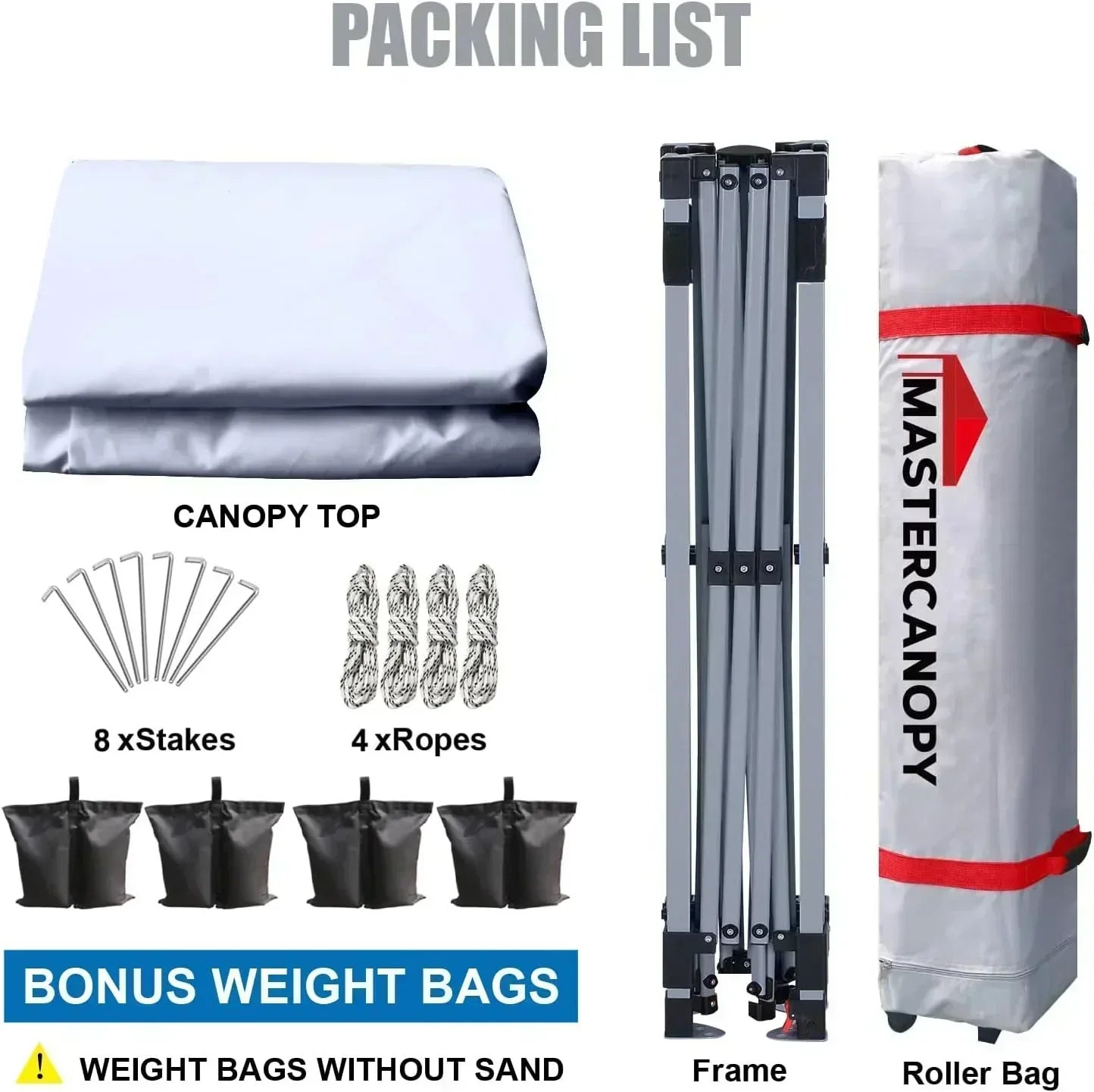 Durable Pop-up Canopy Tent with Roller Bag (10x10 Black)