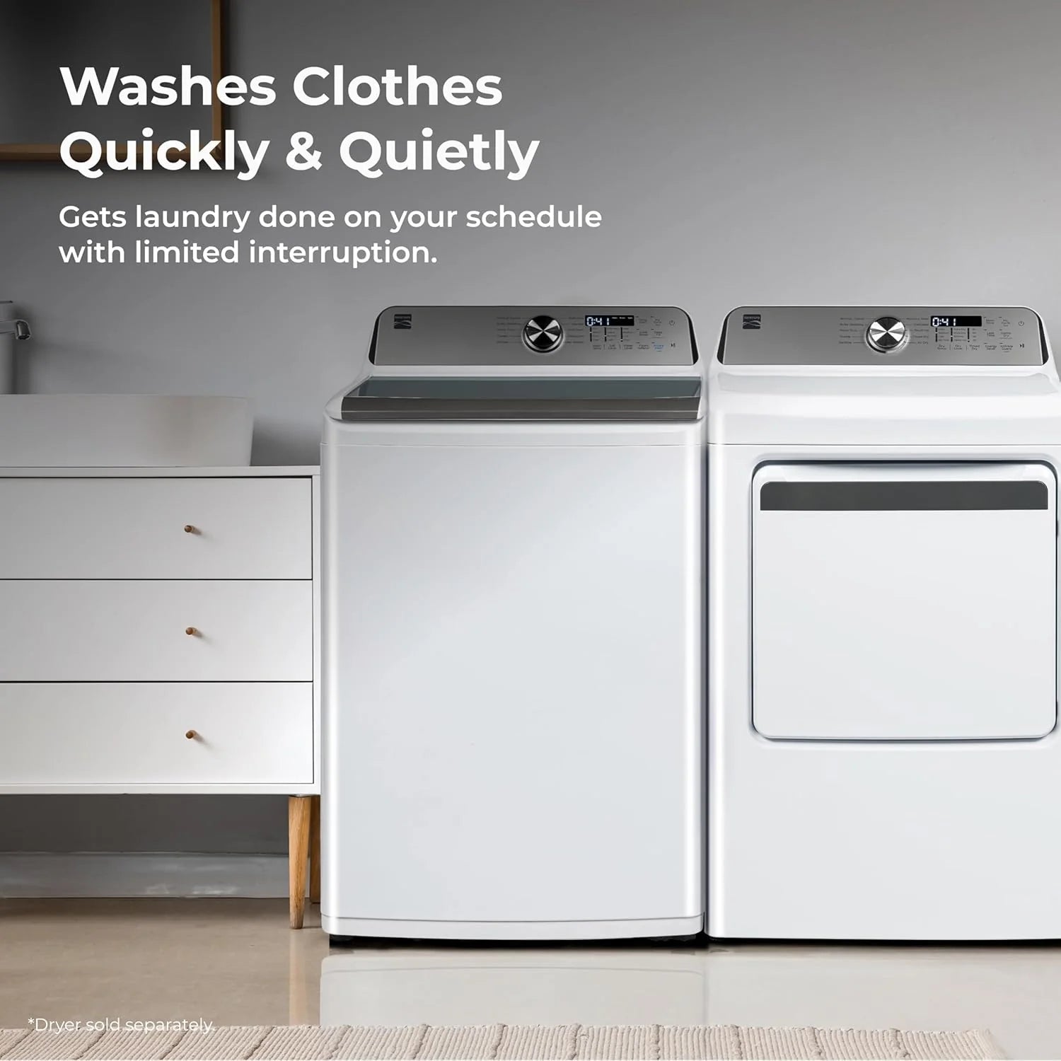 Kenmore 4.5 cu. ft. Top Load Washer with Triple Action Impeller for Tough Dirt Stains