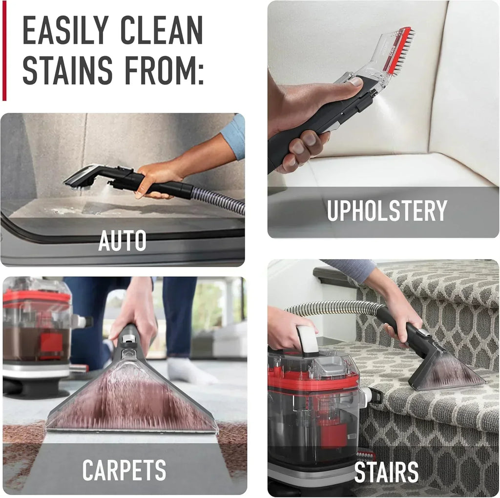Hoover CleanSlate Plus Portable Carpet Upholstery Spot Cleaner with Powerful Suction
