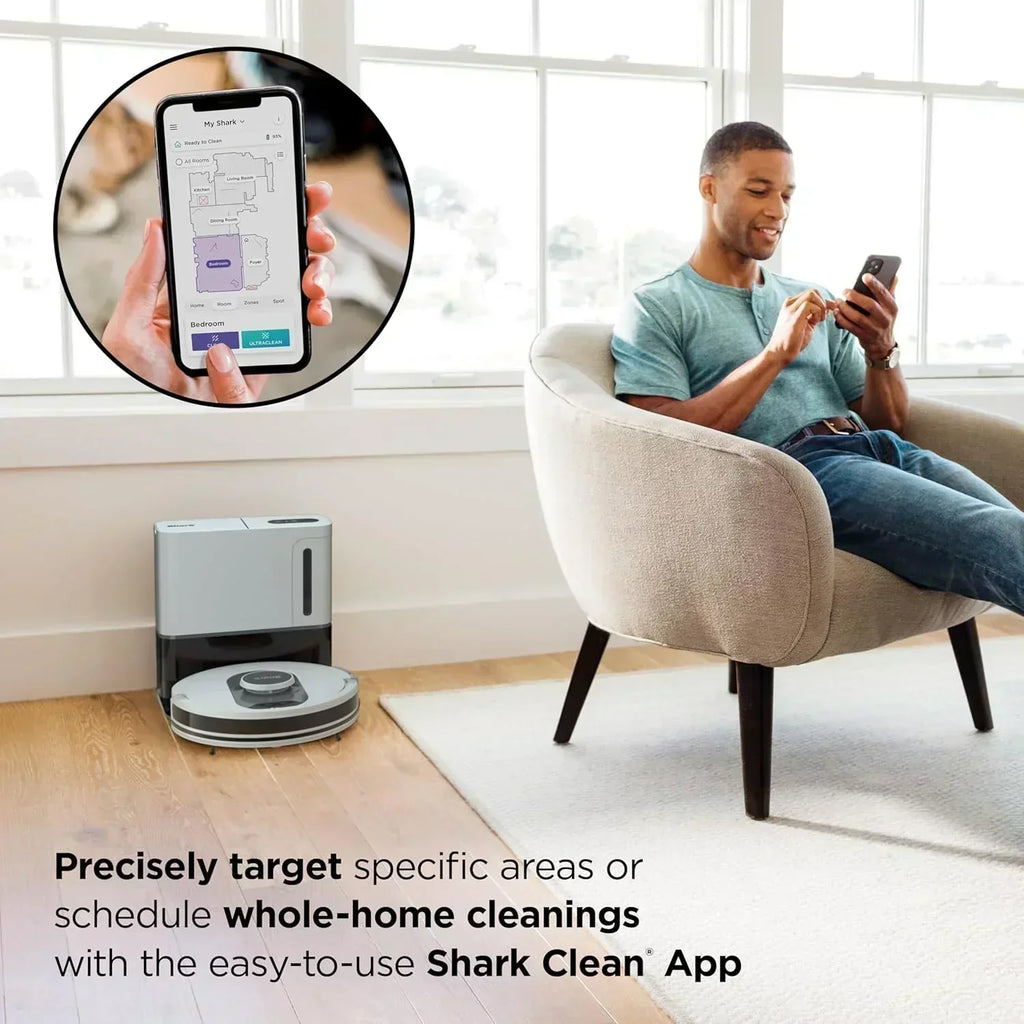 Robotic vacuum cleaner Voice Control Robot Vacuum with Matrix Clean Navigation Home Mapping