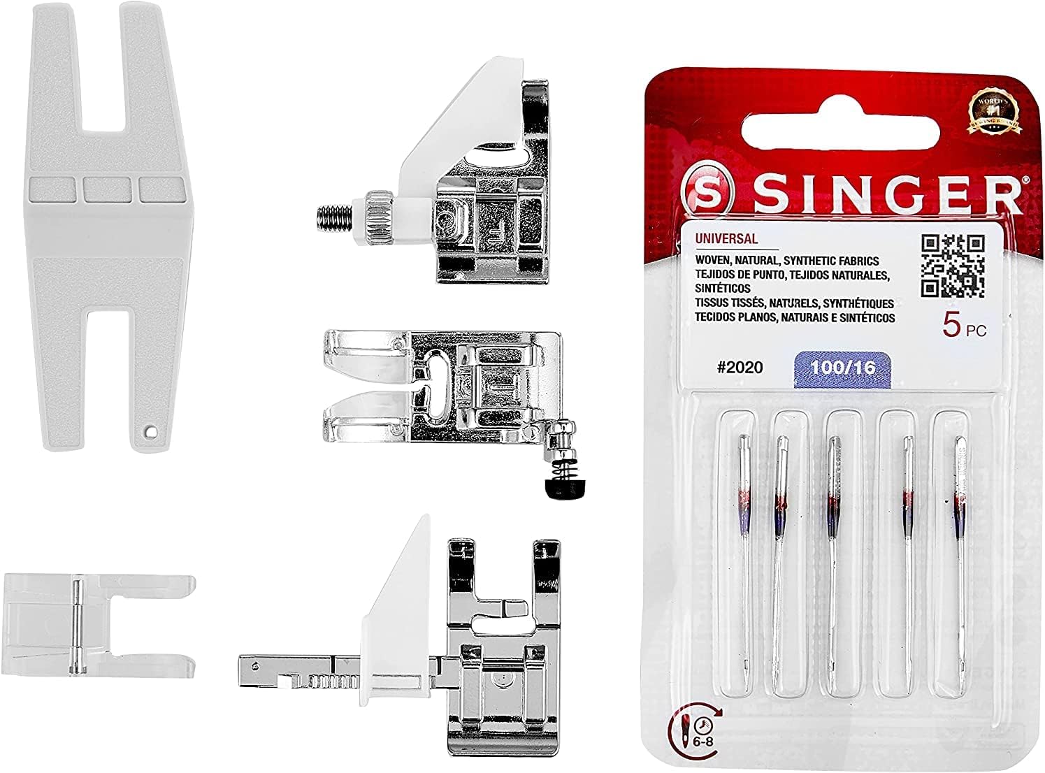 Heavy-Duty 4423 High-Speed Sewing Machine Includes Accessory Kit 97 Stitches One-Step Buttonhole