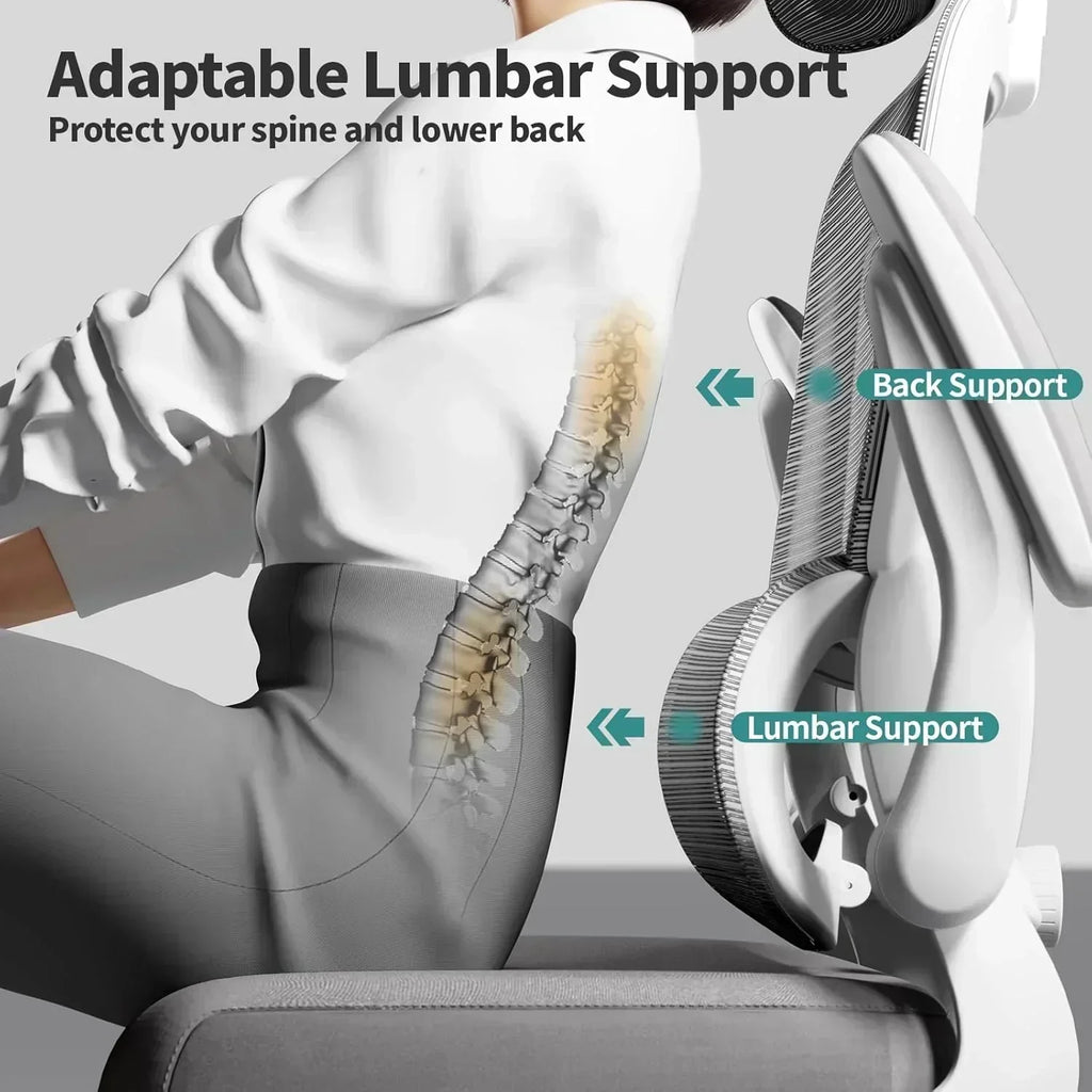 Office Chair Ergonomic Desk Chair 330 lbs Home Mesh Desk Chair Comfortable Gaming Chair